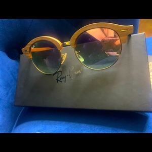 RayBan Clubmaster Wood Sunglasses